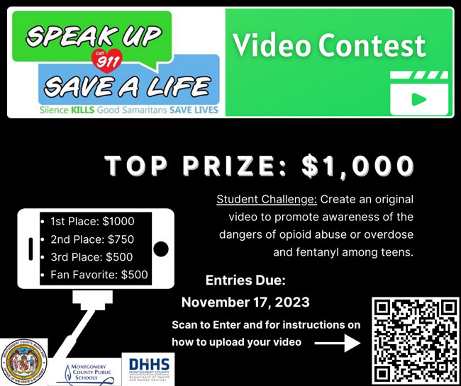 Speak Up, Save a Life PSA Contest for Students