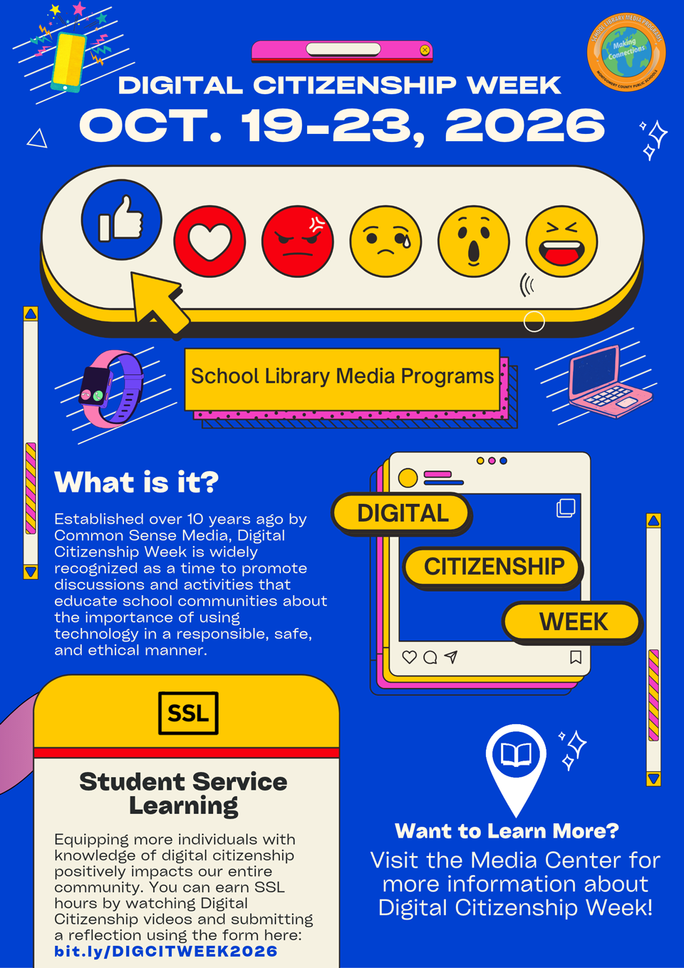 Digital Citizenship Week Poster